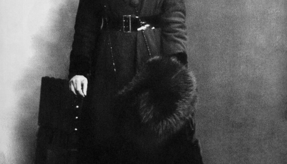 ARRESTERT: Mata Hari fotografert etter arrestasjonen i februar 1917.