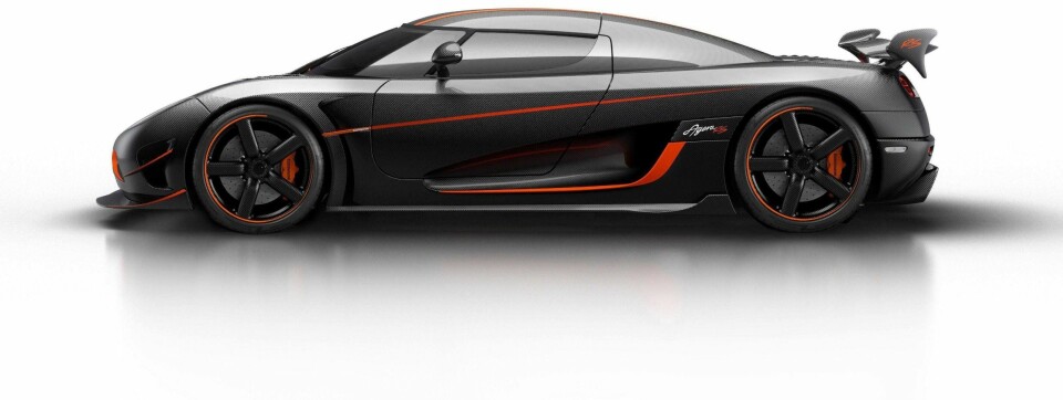 Slik ser verdens raskeste bil ut: Koenigsegg Agera RS.
