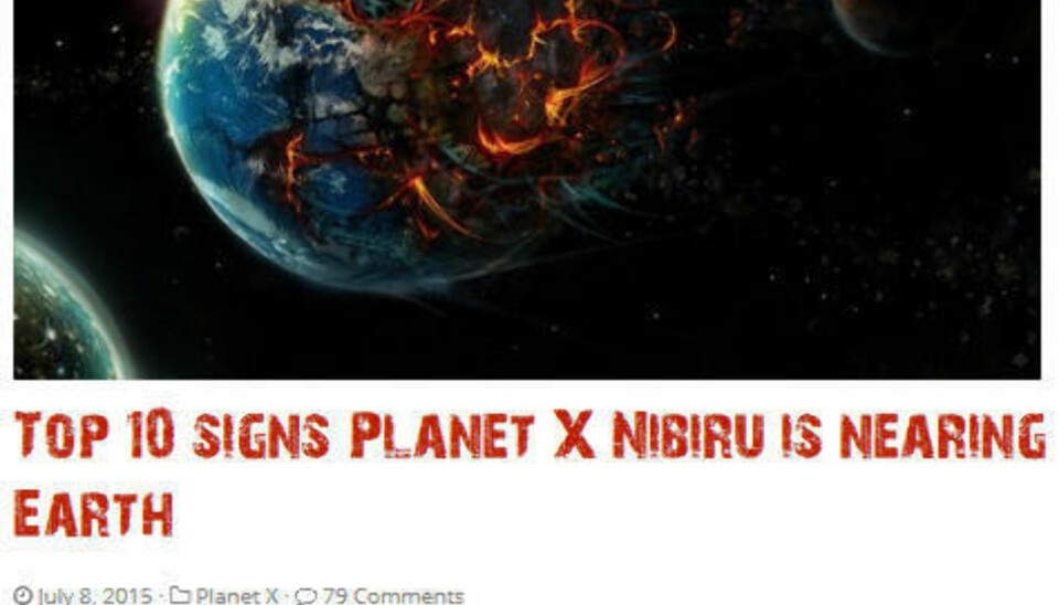 SKREMMER: Planetxnews er er en av nettsidene som skremmer vannet av noen mennesker.