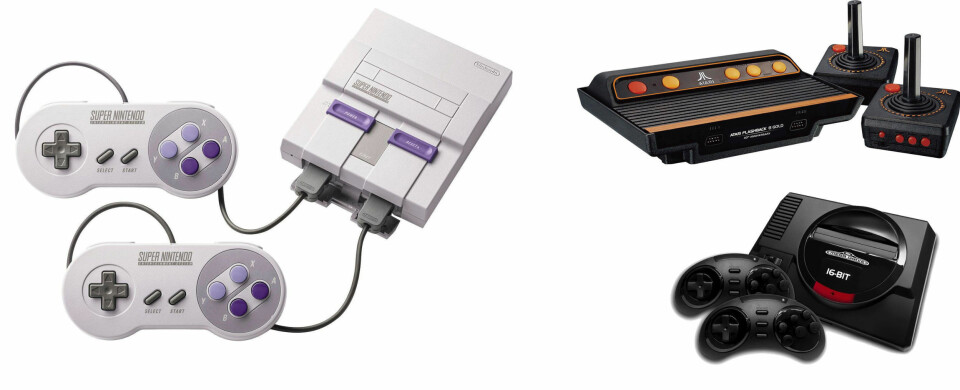 Test av Atari Flashback, Sega Mega Drive Flashback og Super Nintendo Mini SNES