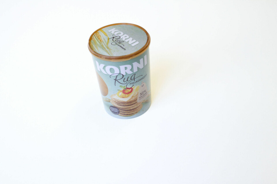 KORNI RUG: Denne kjeksen kommer best ut av våre alternativer.