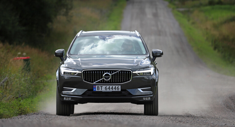 URO: SUV-oppskriften inneholder tradisjonelt en dose terrengbil, men en XC60 med 22-tommershjul trives ikke godt på grusvei.