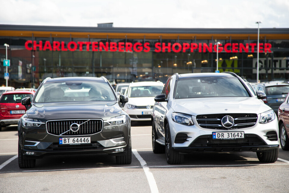 DESIGN: XC60 er stram og småbarsk, GLC mer svulstig.