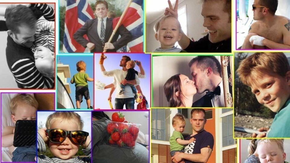 PAPPABLOGGER MED SUKSESS: Når Peter opplever motvind får han også bloggfyllesyke, men når han får god respons hopper han av glede.