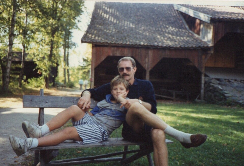 MED PAPPA: Peter med pappa Rolf på Folkemuseet på Bygdøy.