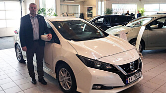 NORGESSJEF: Anders Mamen Lund, Norgessjef for Nissan kan fortelle interessen for nye Nissan Leaf er enorm.