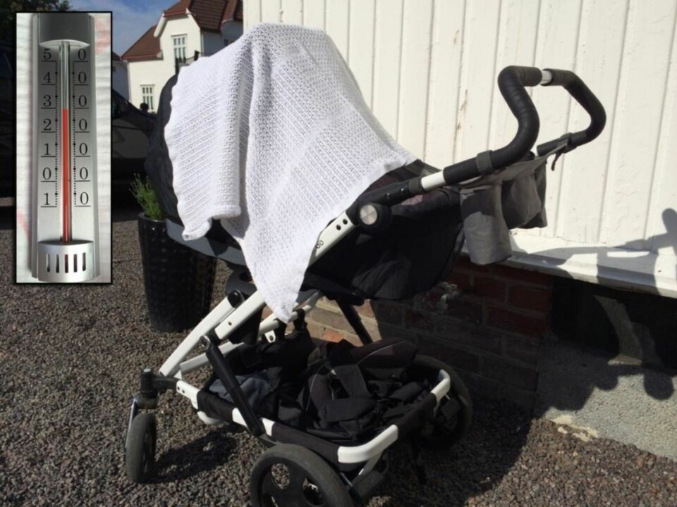 Så varm ble vogna på 10 minutter