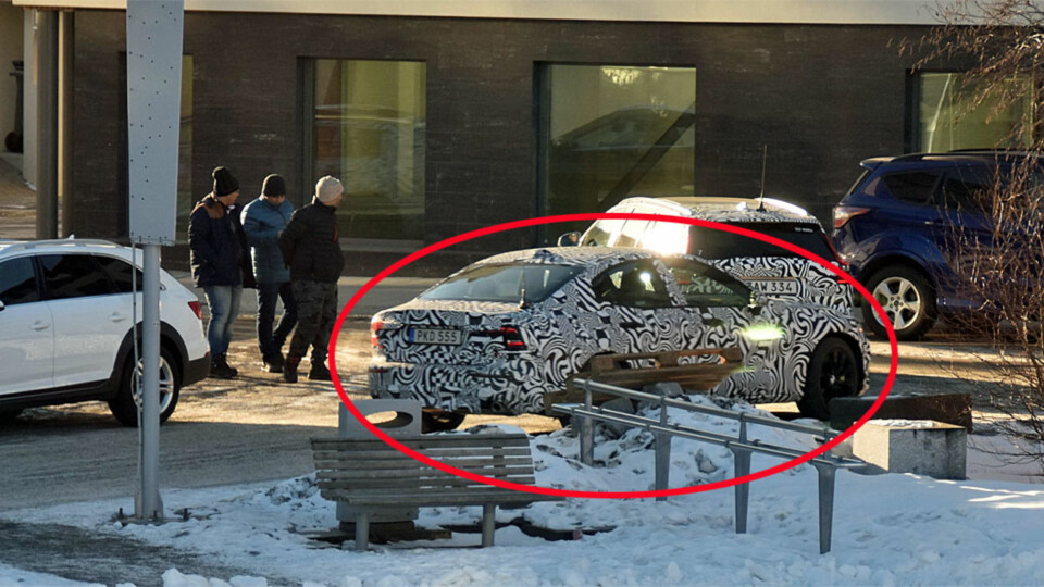 AVSLØRT: En helt ny Volvo-modell avslørt på kuldetest i Lofoten.