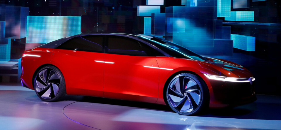 Akkurat offisiell: VW I.D. VIZZION debuterer på bilutstilingen i Geneve akkurat nå.