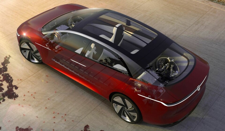Akkurat offisiell: VW I.D. VIZZION debuterer på bilutstilingen i Geneve akkurat nå.