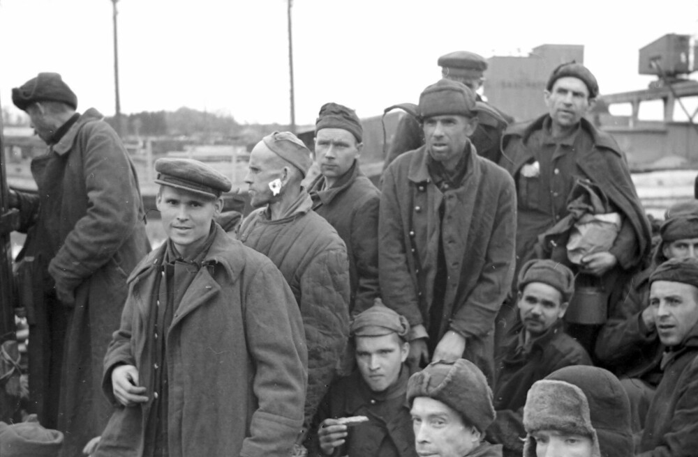 FRIGJORT: De sovjetiske krigsfangene trodde de var kommet til paradiset de ble fraktet i land etter krigens slutt.