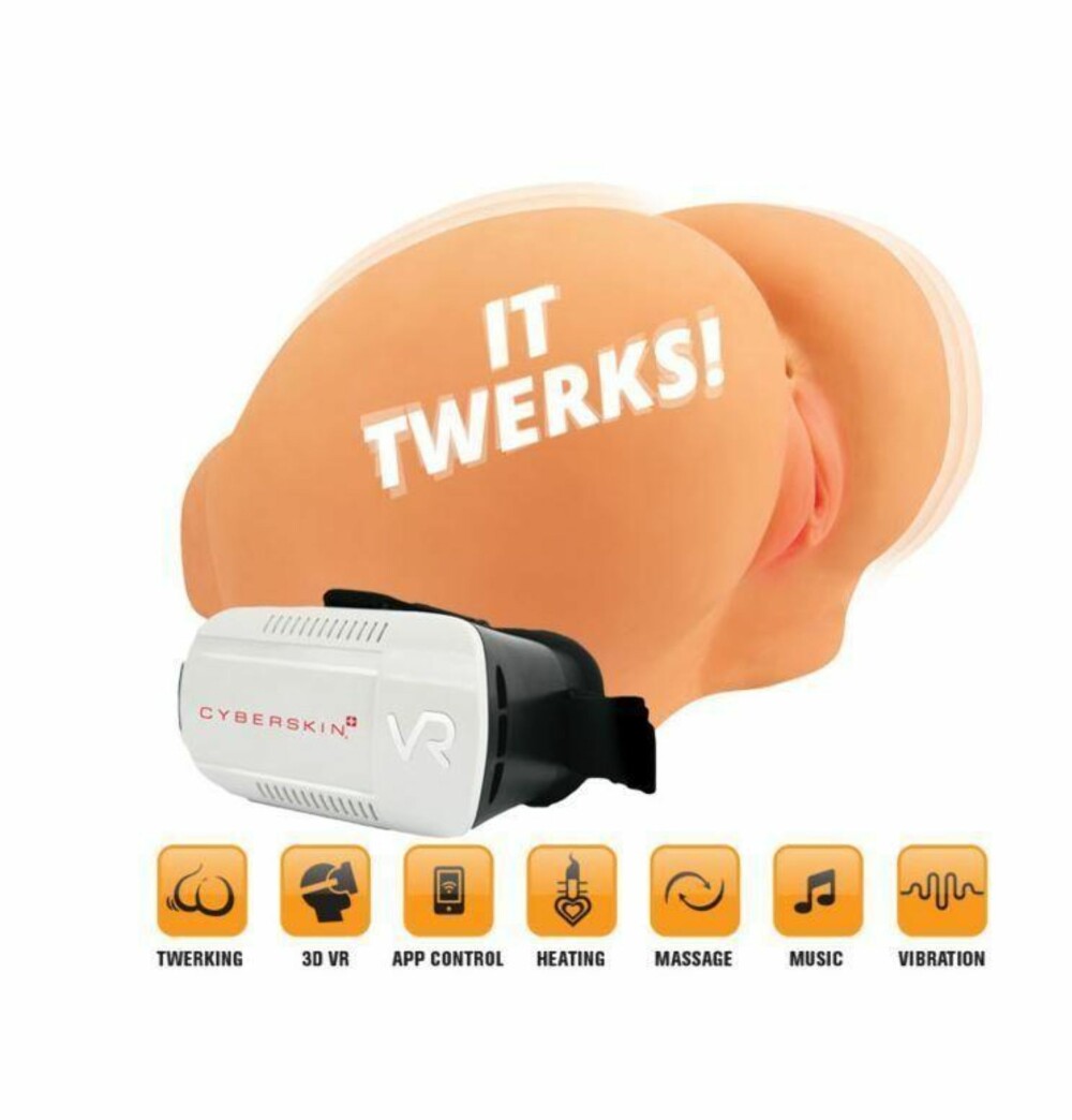 DEN VIBRERER: Sexdokken/underlivs-dokken Twerking Butt Deluxe er et populært produktblant menn.