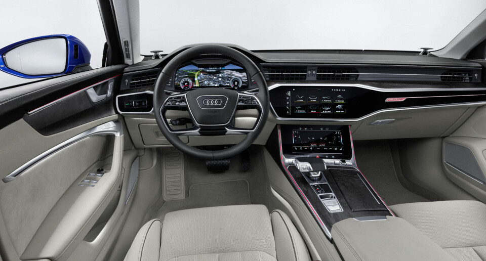 Nå blir Audi A6 litt hybrid