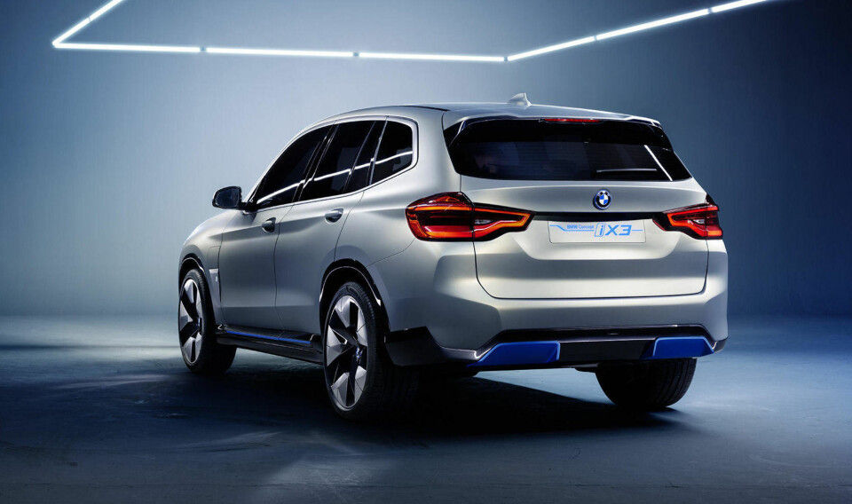 ELEKTRISK: BMW iX3 er ventet i 2020.