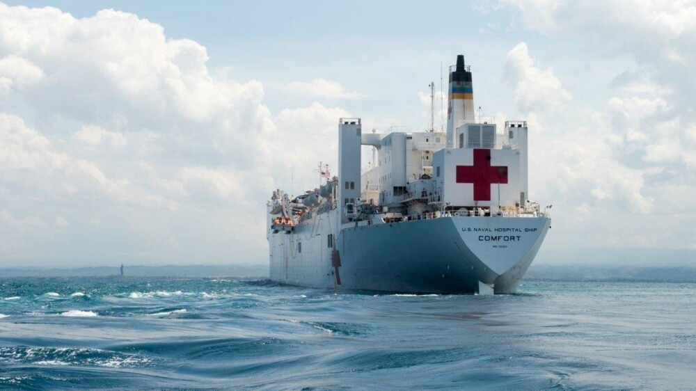 KARIBIA: USNS Comfort opererer primært i Karibia og Latin-Amerika, men var også hospitalskip i New York etter angrepene på WTC i 2001.