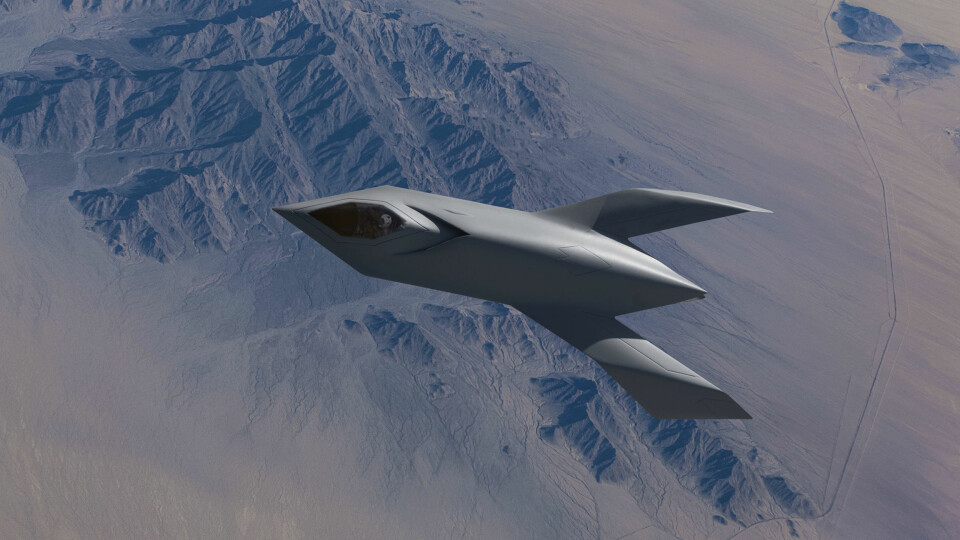 BIRD OF PREY: Boeings femtidsfly var i en årrekke unndratt offentligheten, men gjennomførte 38 testflygninger over Area 51. Da er det ikke rart det begynner å svirre rykter om UFO-er.