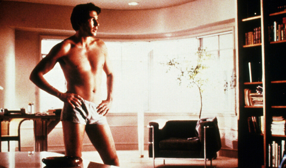 Her har Richard Gere undertøyet på. Han var den første som tok den av i en stor Hollywood-film.