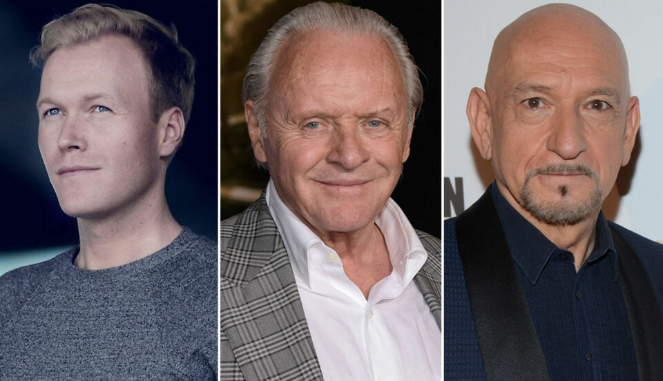 SUPERSTJERNER: Norske Christian Rubeck er i full gang med innspilling av filmen «Autobahn» sammen med Anthony Hopkins og Ben Kinsley.
