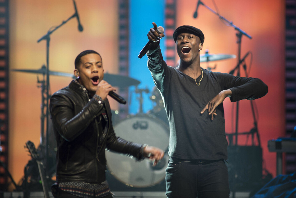 BIG IN: Rap-duoen Nico & Vinz aka Nicolay Sereba (tv) og Vincent Dery - gjør det stort i en rekke land om dagen.