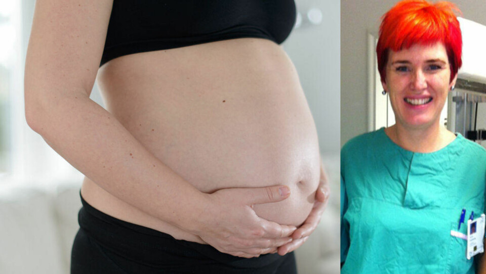 LEI: Jordmor Anne Fjeldstad er lut lei av at gravide kvinner blir skremt opp av grusomme fødselshistorier fra kvinnene rundt seg. - Hva er vitsen med å fortelle sånt, spør hun seg. Foto: Scanpix/privat
