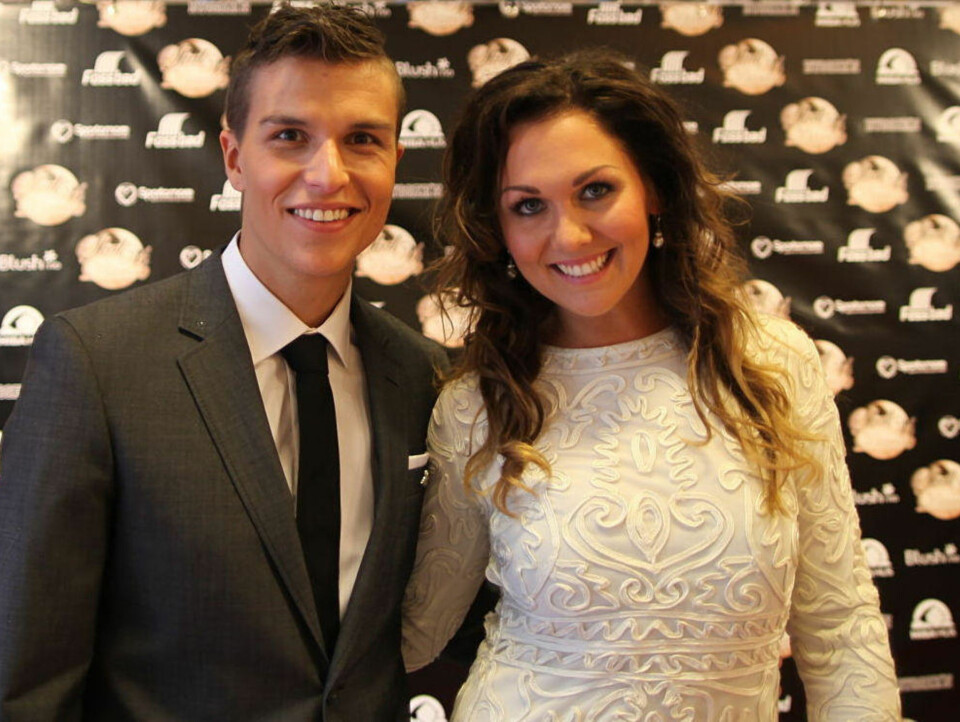 Atle Pettersen med kjæresten.