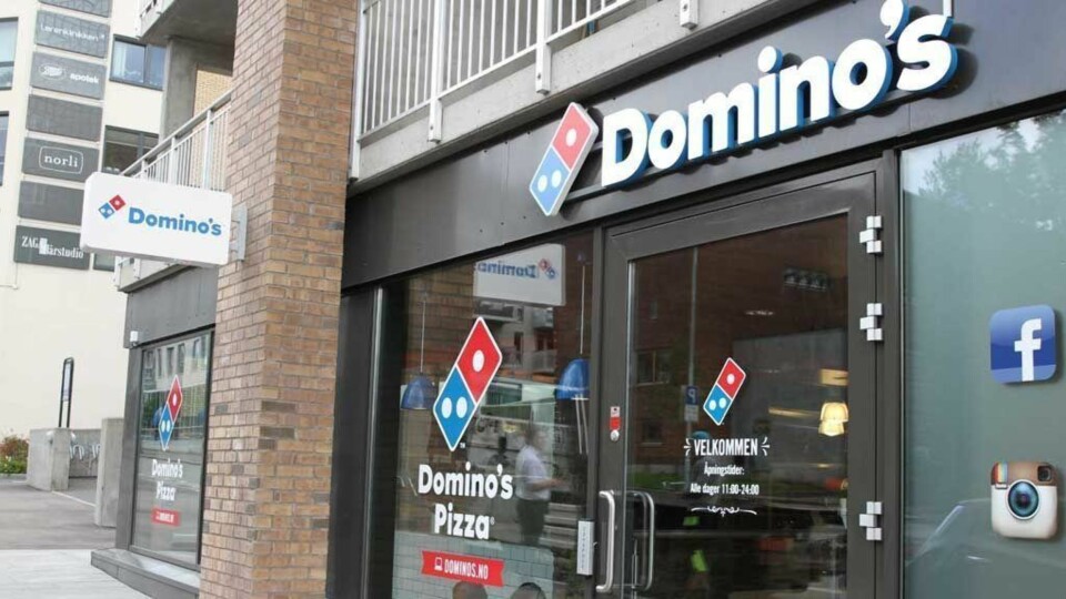 NY PIZZARESTAURANT: På Løren i Oslo har Domino's Pizza åpnet takeaway-utsalg. 30 august åpner også restauranten.