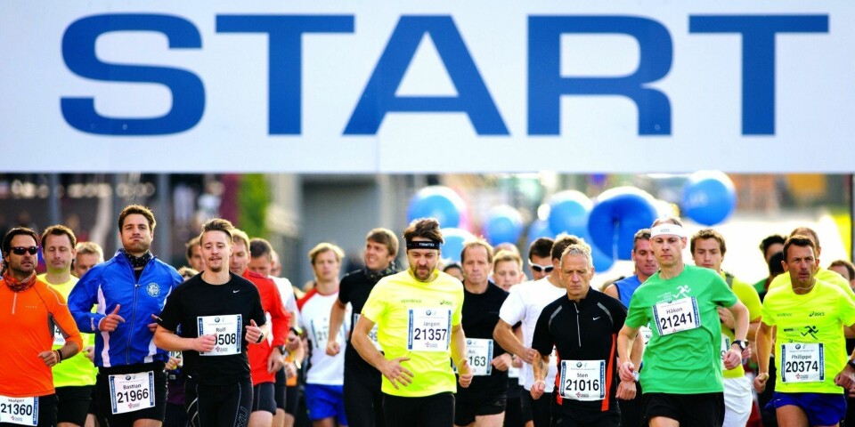 Her fra Oslo Maraton 2013.