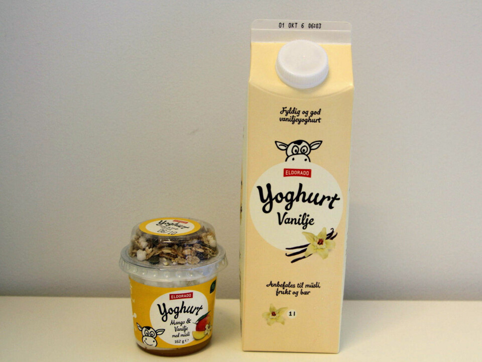 NY MEIERISERIE fra Eldorado med blant annet ulike yoghurt-varianter.