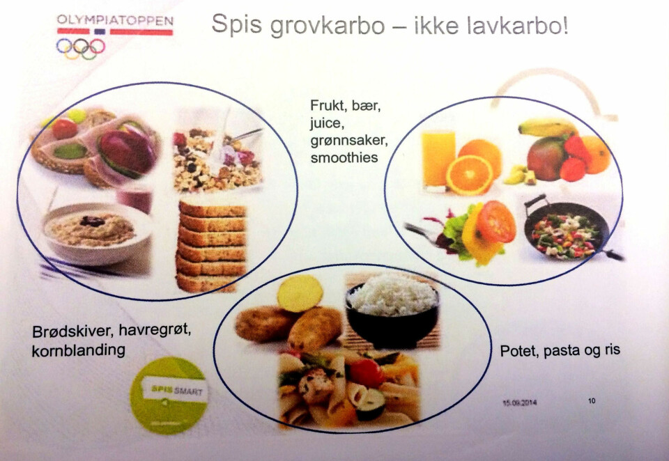 HEIDI HOLMLUND forklarer hva som kan defineres som «grovkarbo».