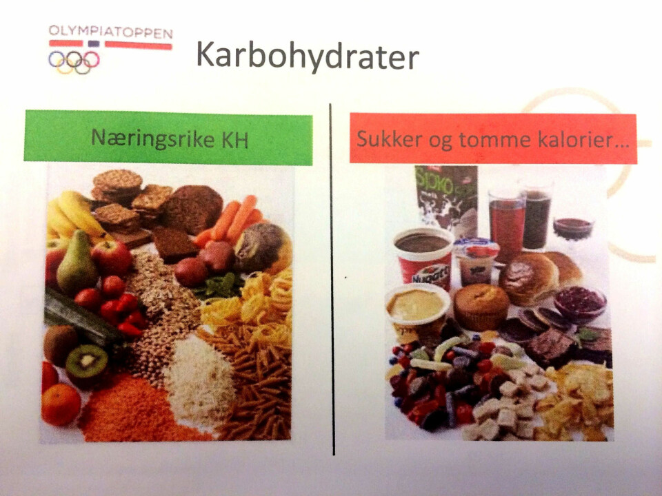 SLIDE fra Holmlunds foredrag om «Hvilke kostfaktorer påvirker prestasjon?»