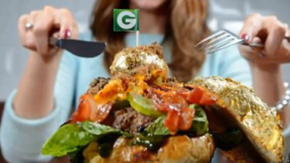 FRISTENDE? En hamburgermiddag kan fort bli dyrt hvis daten din bestiller seg en «Glamburger».