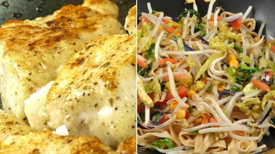 FISK ELLER WOK? Hva med en saftig seibiff til middag eller en fargerik wok med mye godsaker?