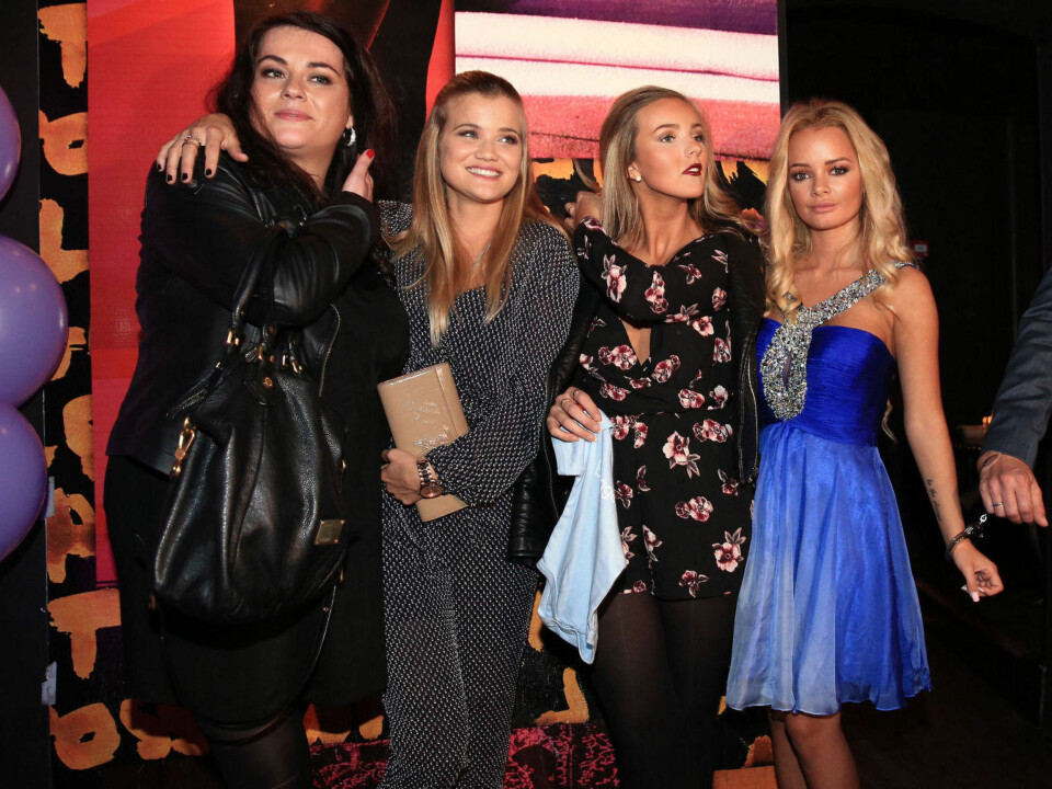 Sandra og Sophie Elise strålte på TV-fest