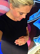 FINT SVANGERSKAP: Kristin Roset følte at hun ble fult og helt seg selv når hun ble gravid, og synes svangerskapet gikk overraskende greit.