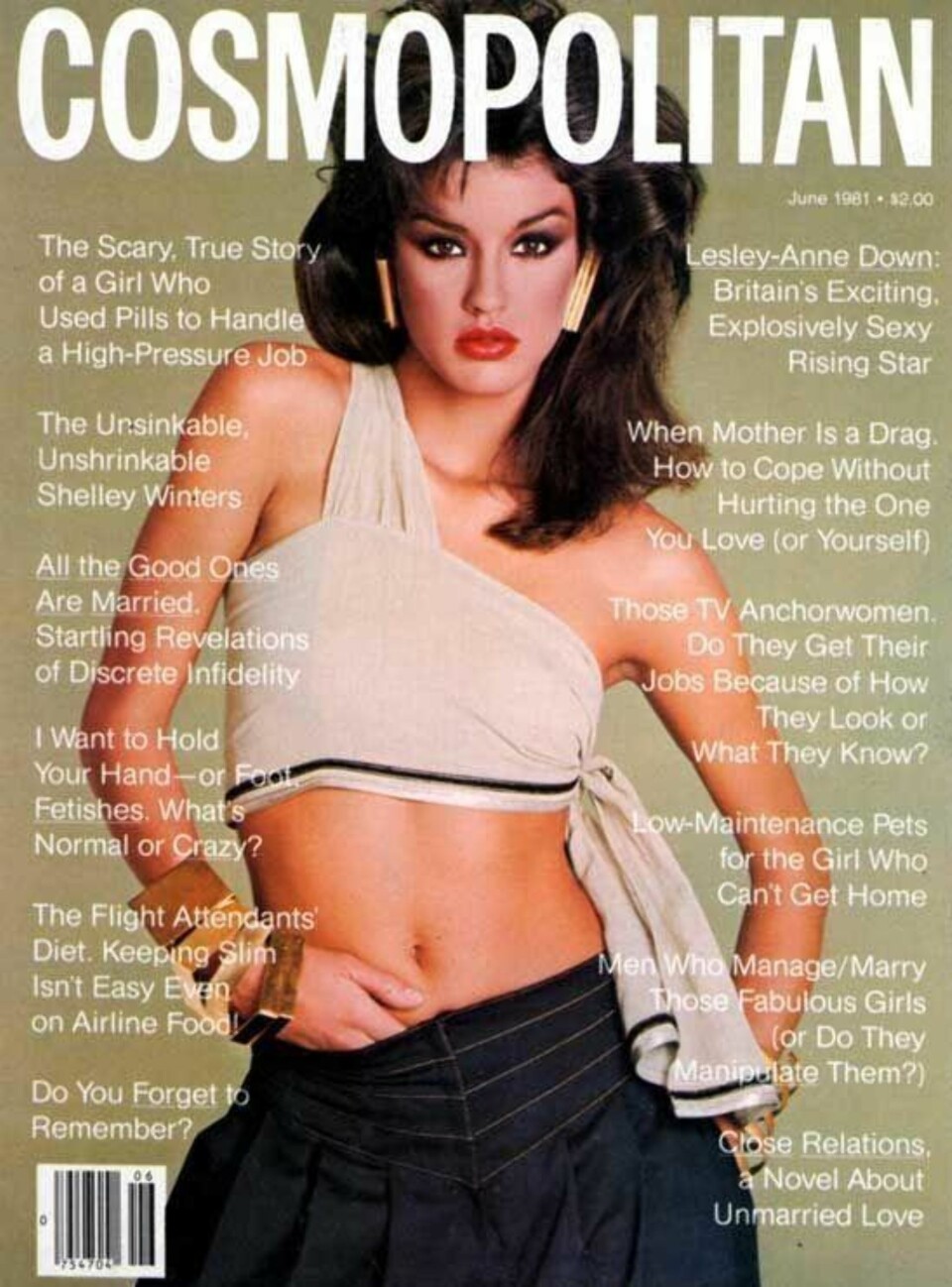 Janice Dickinson i 1981.