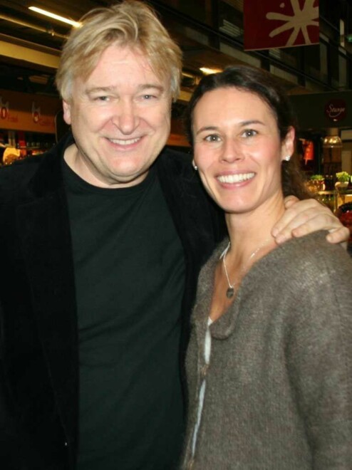 Jørn Hoel og ernæringsfysiolog Camilla Andersen.