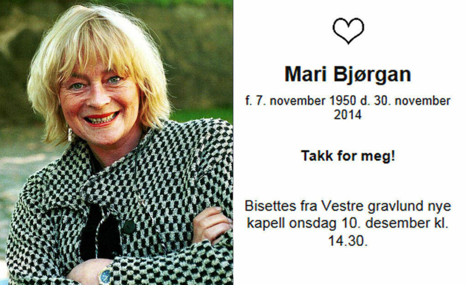 - Flere burde så absolutt gjøre som Mari. Enkelt og greit