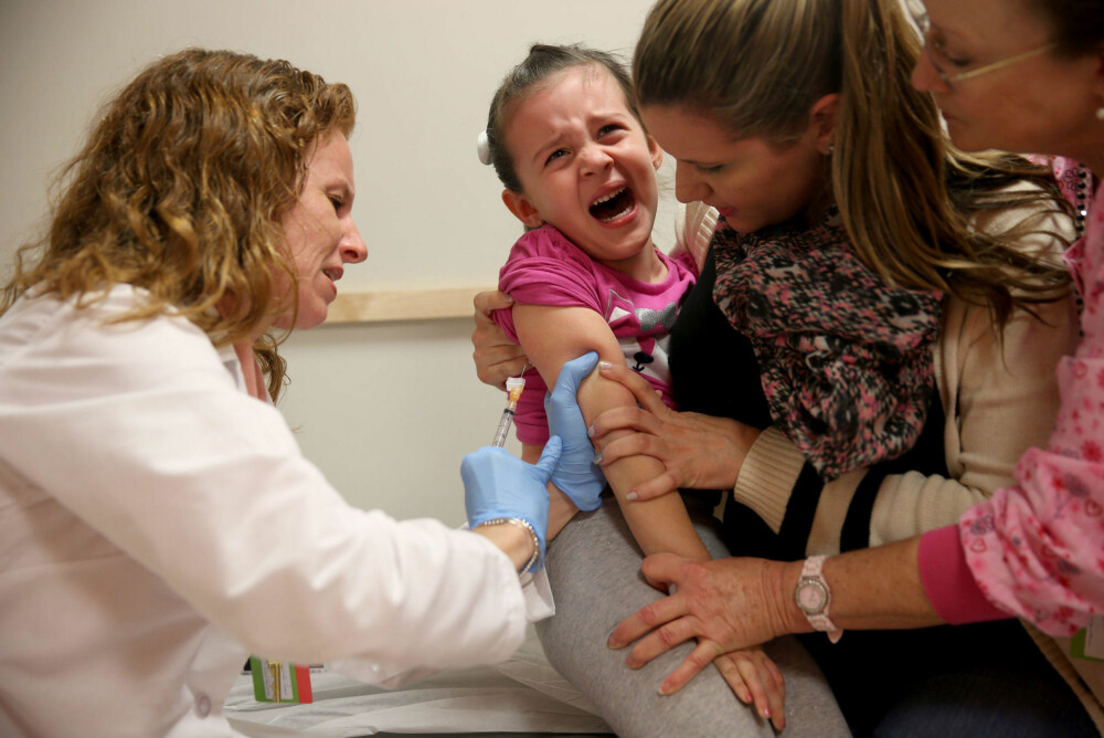 MESLINGVAKSINE: Amerikanske foreldre får nå beskjed om å vaksinere barna.