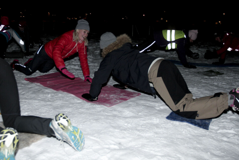 Pushups med klapp.