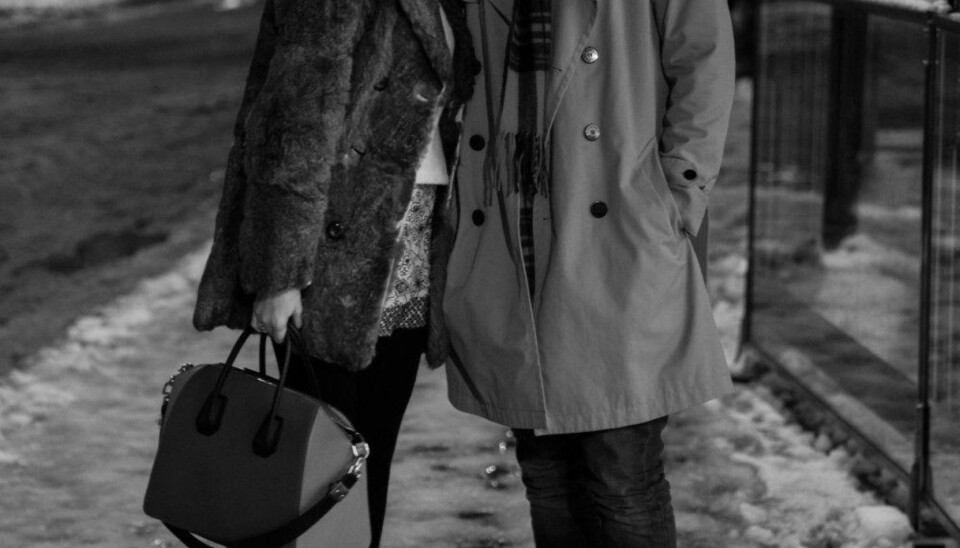 Tine Monsen og kjæresten Thorleif Henning Monsen.