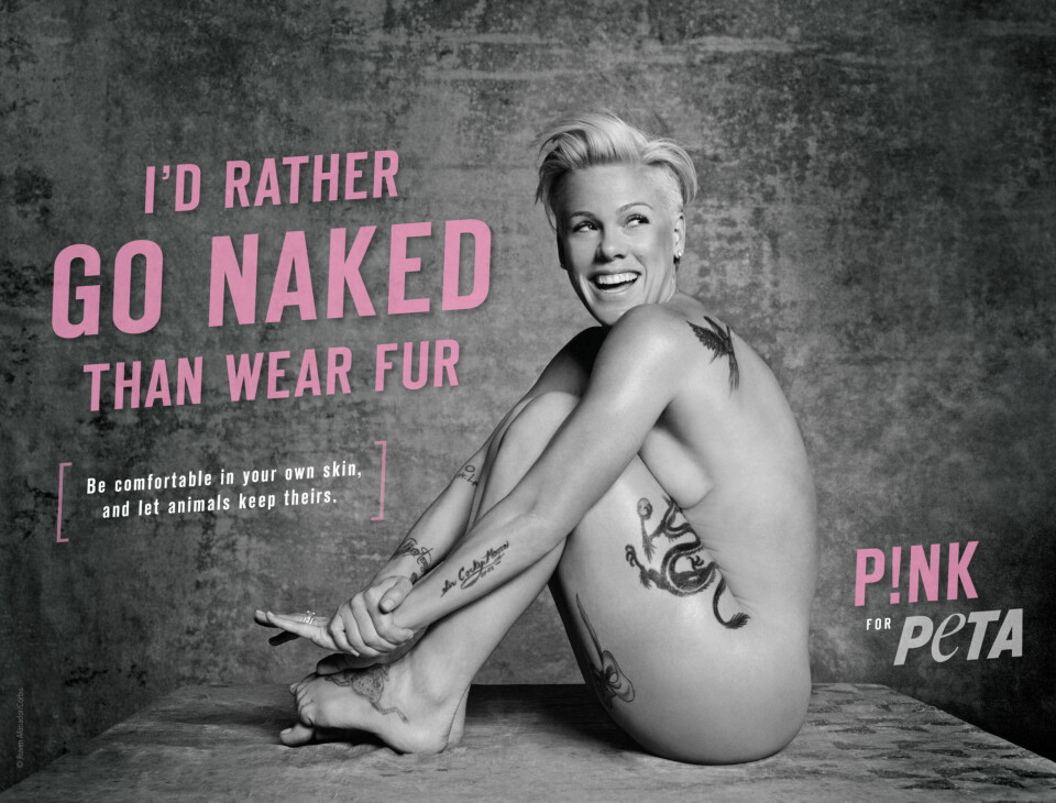 Pamela Anderson kaster klærne for dyrevernorganisasjon