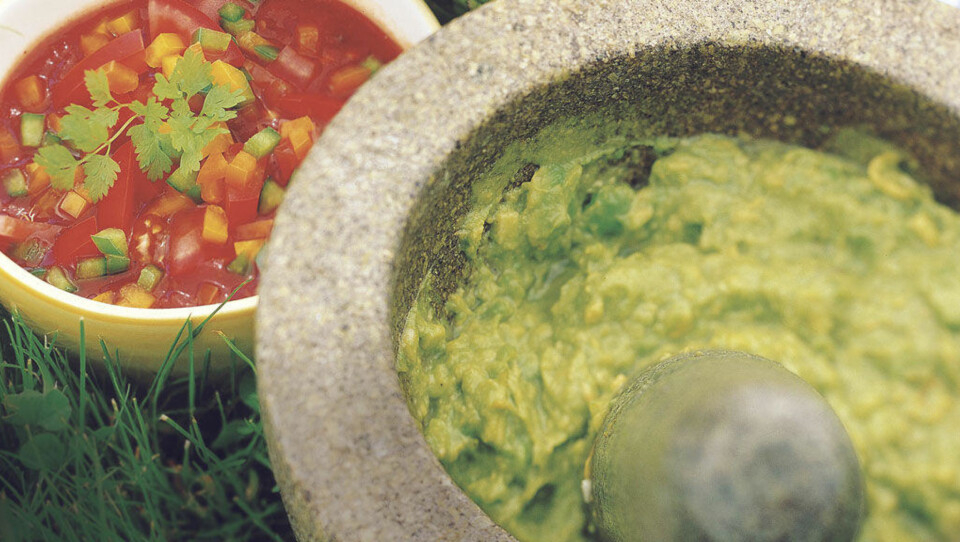 GUACAMOLE OG SALSA er populære tacoingredienser.