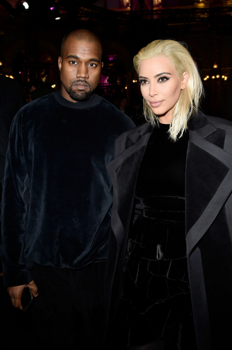 KIM OG KANYE i mars 2015.