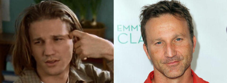 Breckin Meyer i 1995 og 2014.