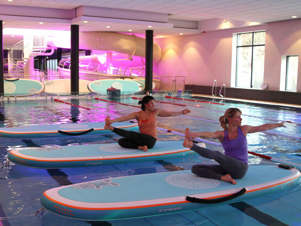 Vi har testet SUP YOGA i basseng