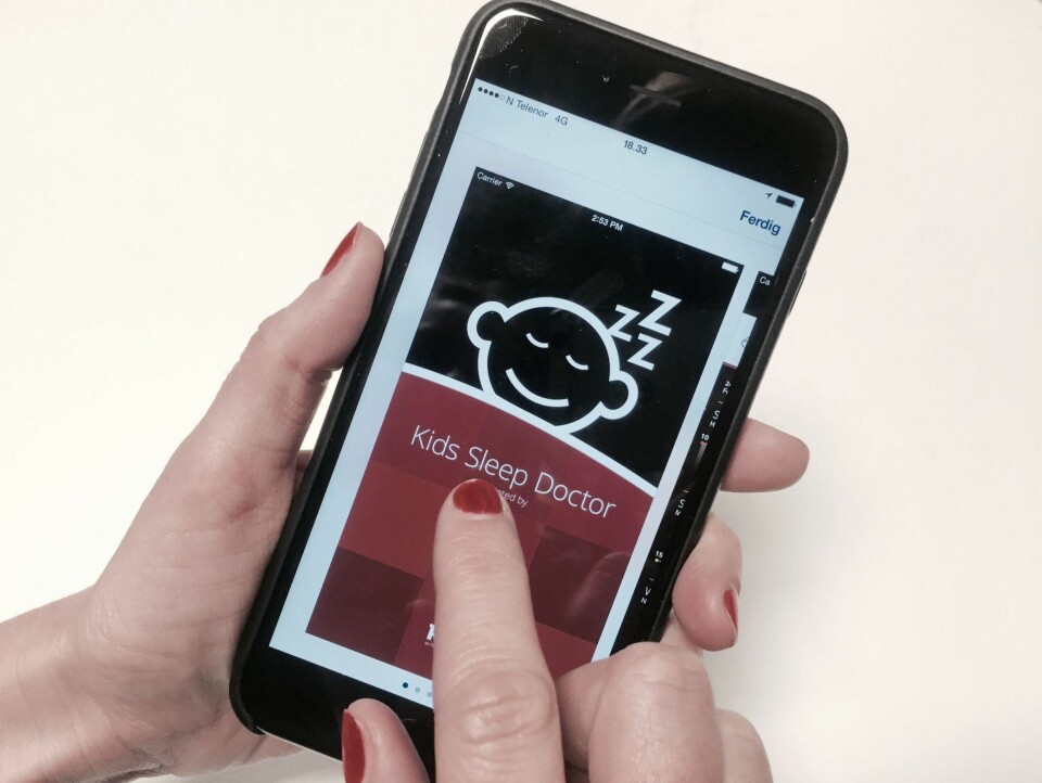 App skal få barn til å sove bedre