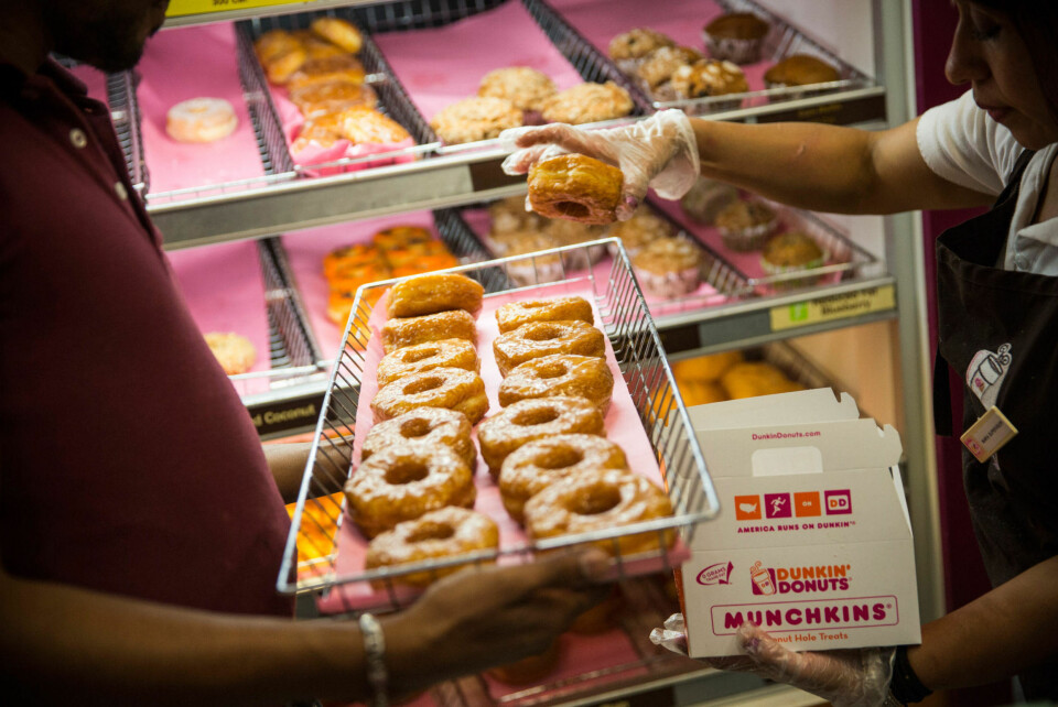 SØTE FRISTELSER: Kaffegiganten er verdenskjent for sine donuts i ulike varianter.