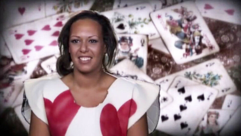 ALICE I EVENTYRLAND: Sara E. er ikke helt sikker på hvem eller hva hun skal forestille.