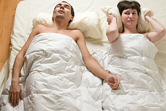KJENNER DU DEG IGJEN? Har du en partner som snorker så kan ørepropper være til hjelp, eller at du sover på et annet rom.