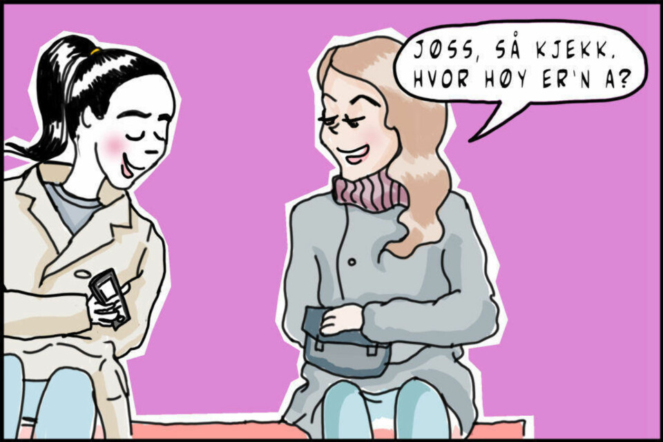 Glimt av en av tegneseriene i bloggen.